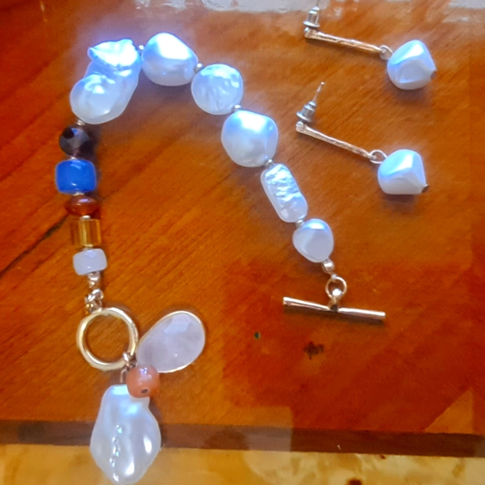 Earrings and Bracelet Set
